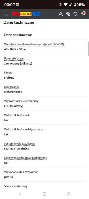 Zmywarka iq300 Siemens podblatowa