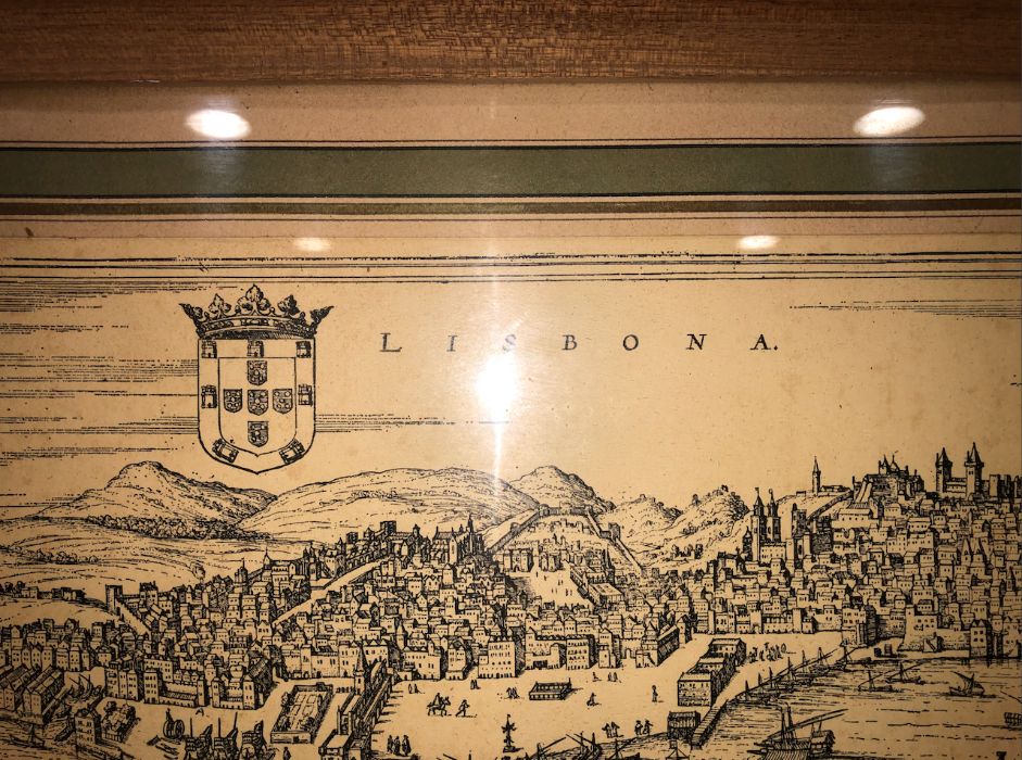 Planisfério de Lisboa antigo