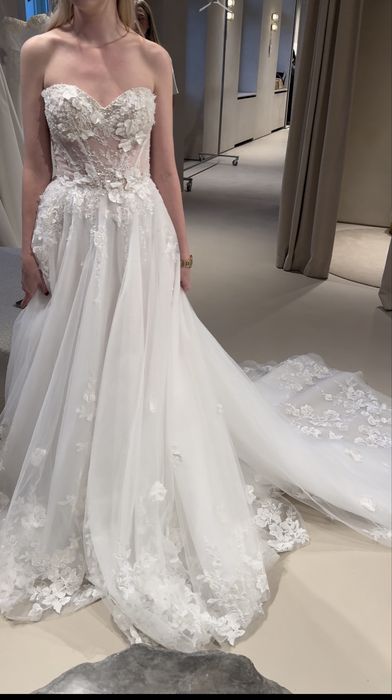 Suknia ślubna Milla Nova Bright XS WDC-03 ze zdobieniami, 2025