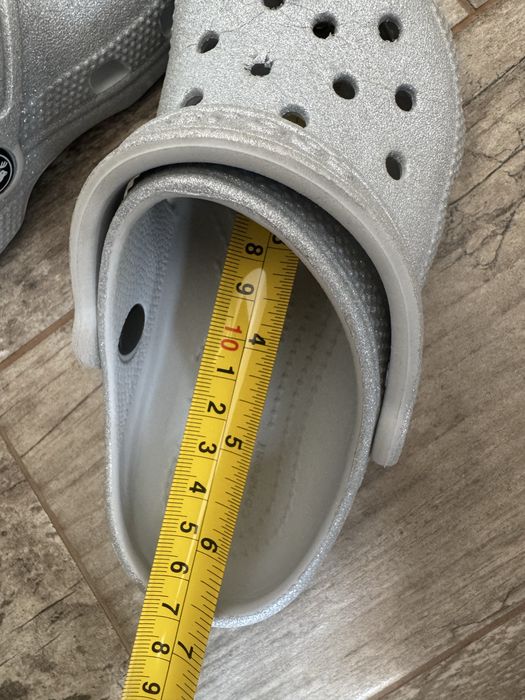 Дитячі Crocs срібні  С10