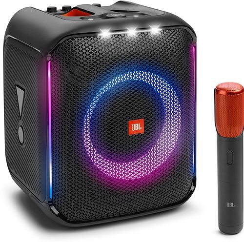 JBL Encore com um microfone