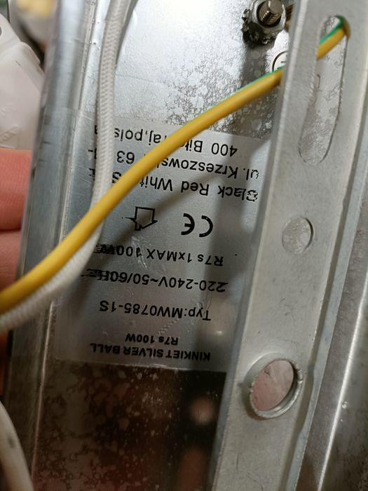 Kinkiet BRW silver ball