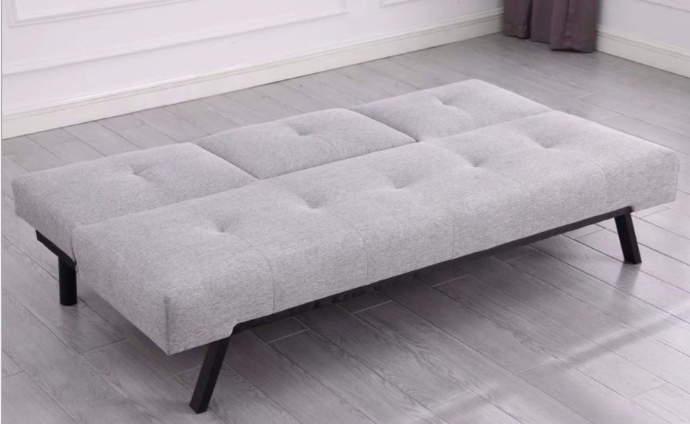 Sofá cama com porta copos