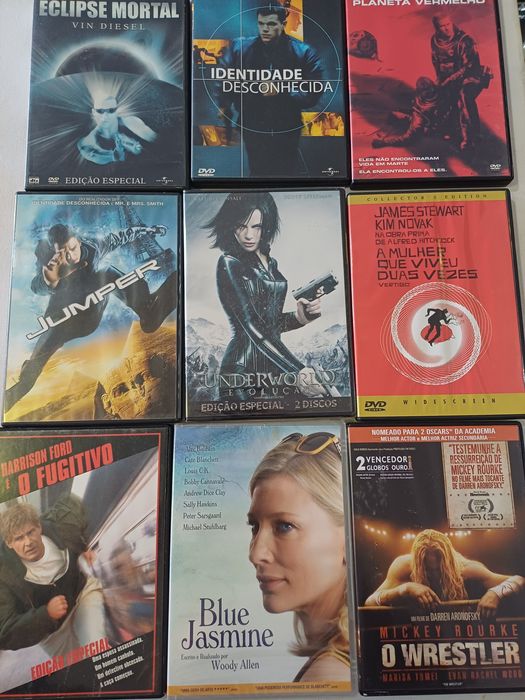 Filmes em sistema dvd