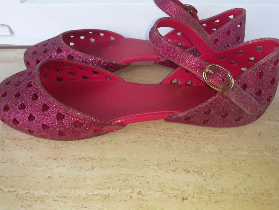 balerinki Melissa brokatowe