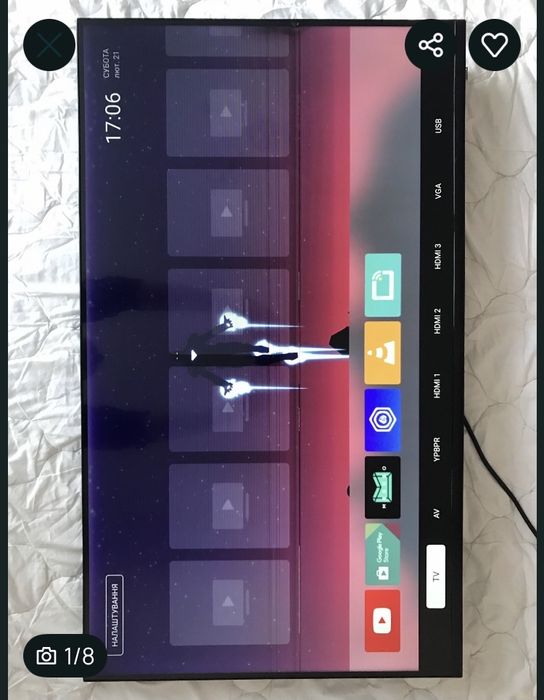 Smart TV 43”, На з/ч Haeir+Ergo=1800