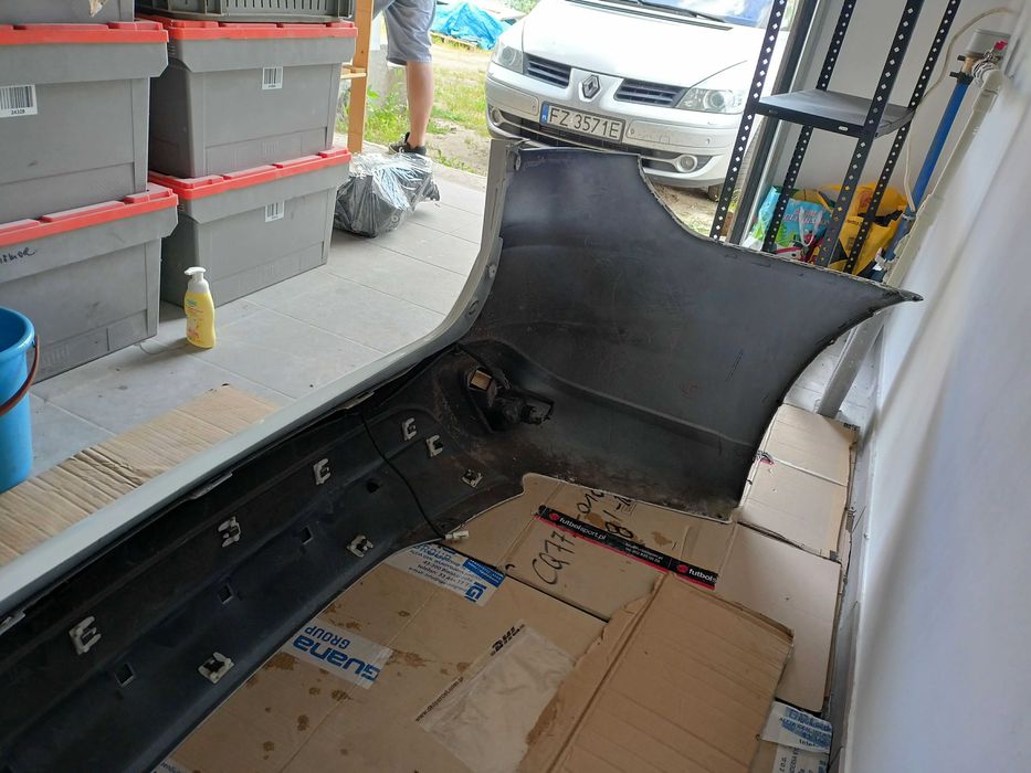 Zderzak tył Outlander III Lift Kompletny w kolor W37 biały 2015-