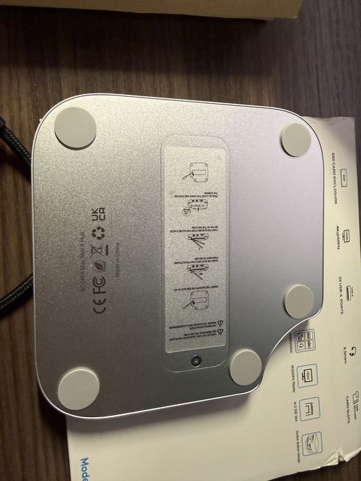 Док станция PULWTOP Mac Mini M4/M4 Pro Hub M.2 SSD, HDMI 4K 60Hz