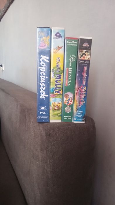 VHS kasety video bajki