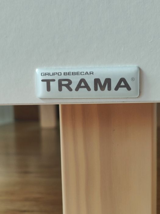 Cama/Berço de Bebé Trama Musa + Colchão | Como Nova