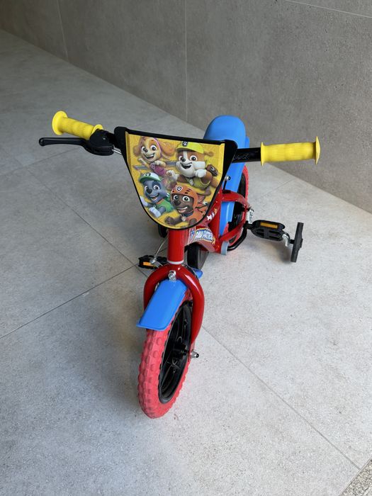 Bicicleta Infantil Vermelha The Paw Patrol 12''