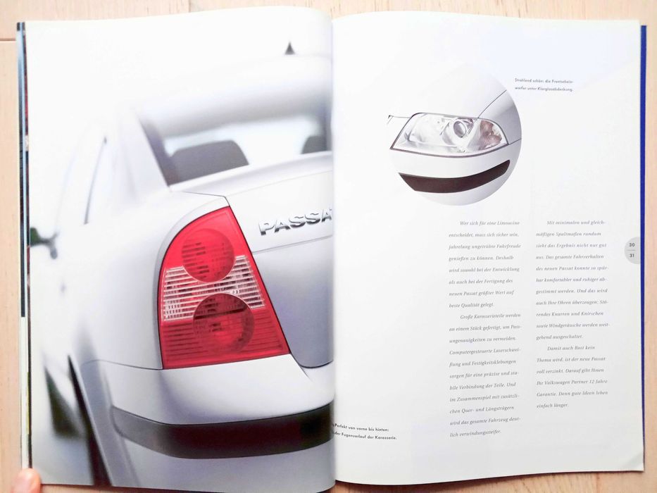 VW Passat B5 Variant '99+Sedan '00-2 prospekty 174str przesyłka GRATIS