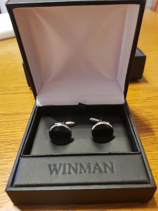 Spinki do koszuli + skórzany pasek Giacomo Conti