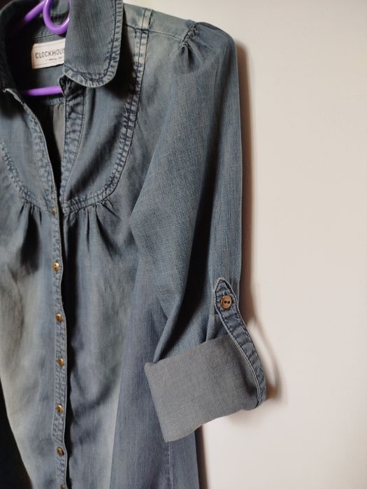 Koszula damska długi rękaw jeans 34 Clockhouse