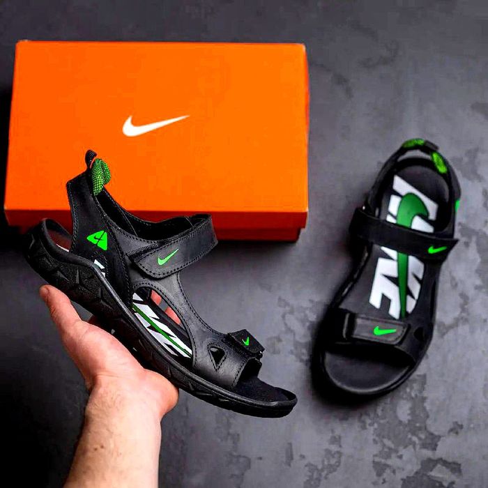 Сандали мужские кожаные босоножки Nike NS 40-45р лето 2024: 1 255 грн ...