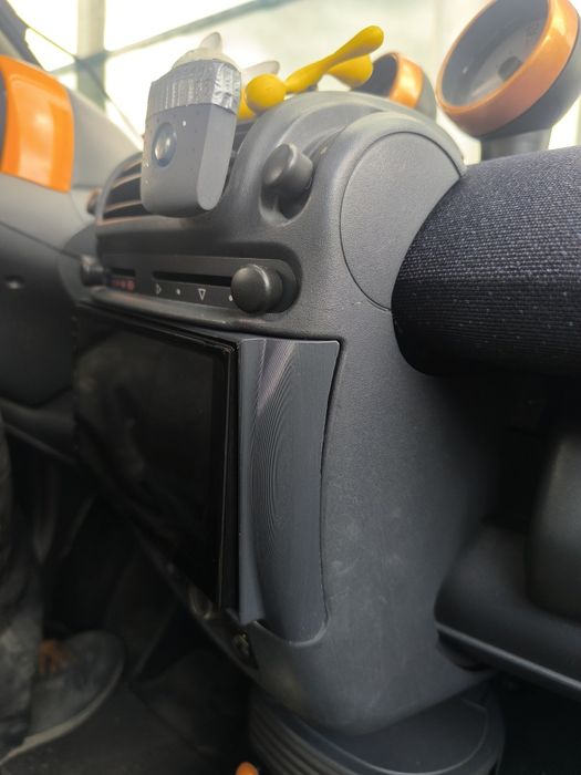 Moldura aro 2din  Radio Smart Fortwo 450 Promoção