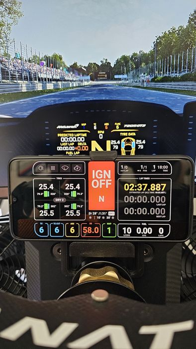 Fanatec - Suporte para tablet/telemóvel (dash) + suporte volante QR1