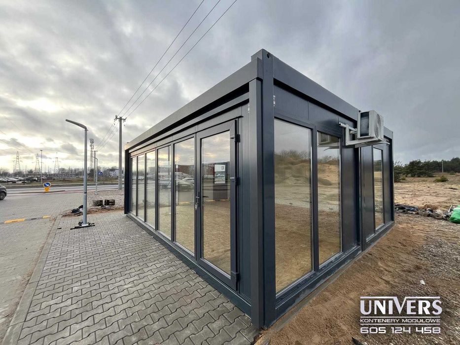 kontener lokal sklep biuro kosmetyczka fryzjer  62m2 7x9