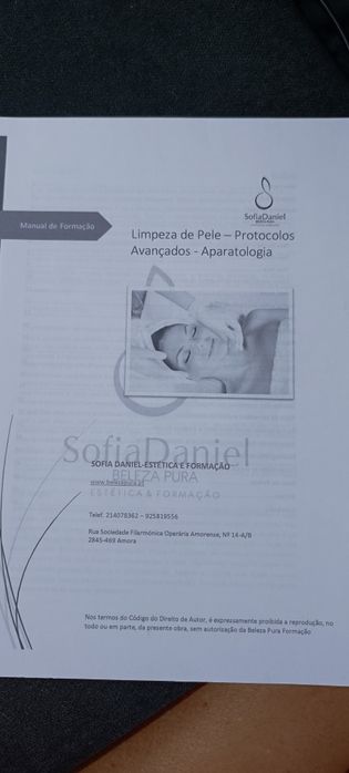 Vendo manual de limpeza de pele
