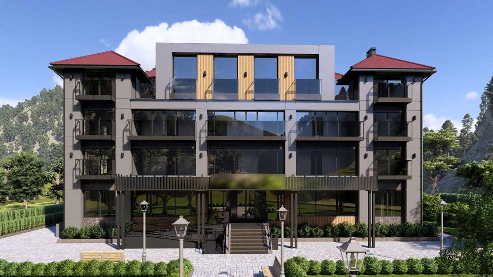 Готельний комплекс в Карпатах