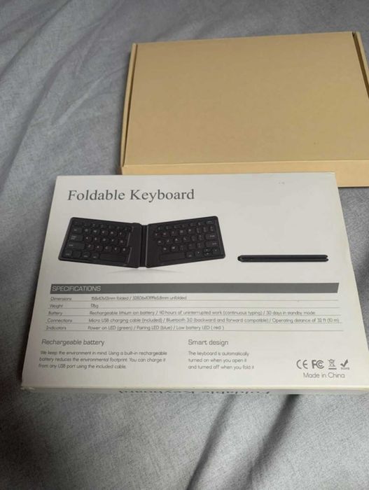 Teclado ergonómico, dobrável e universal Moko (bluetooth)