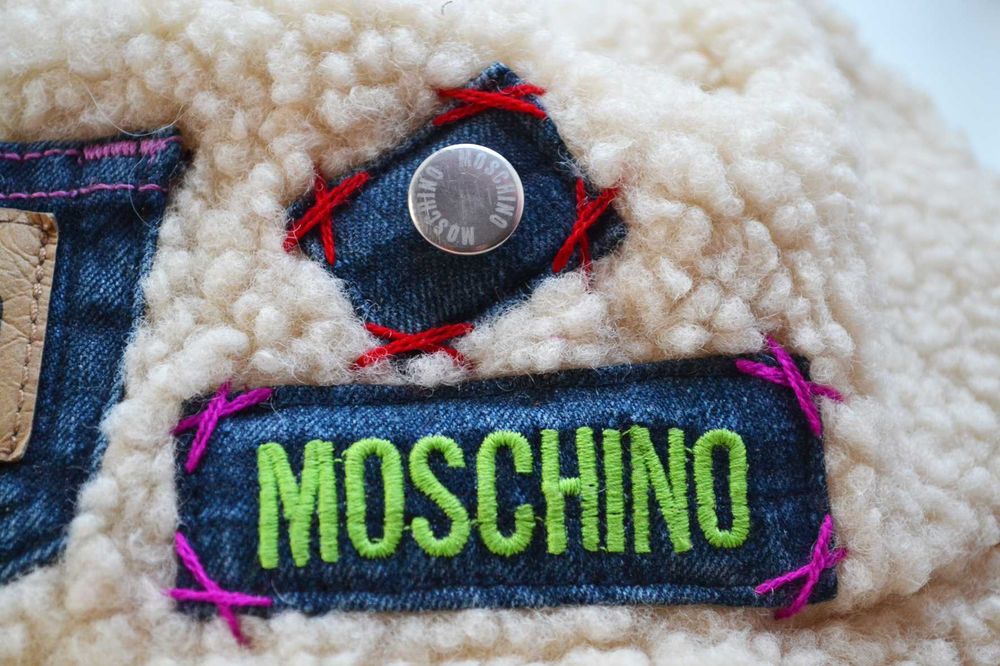 Плюшевая шляпа панама Moschino Москино капелюх