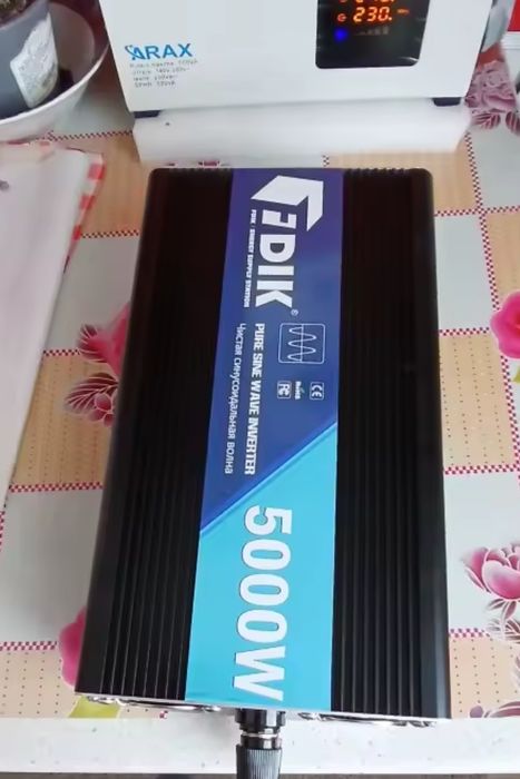 Inversor 5000w Onda Pura 24v ou 12v para 220v Novo
