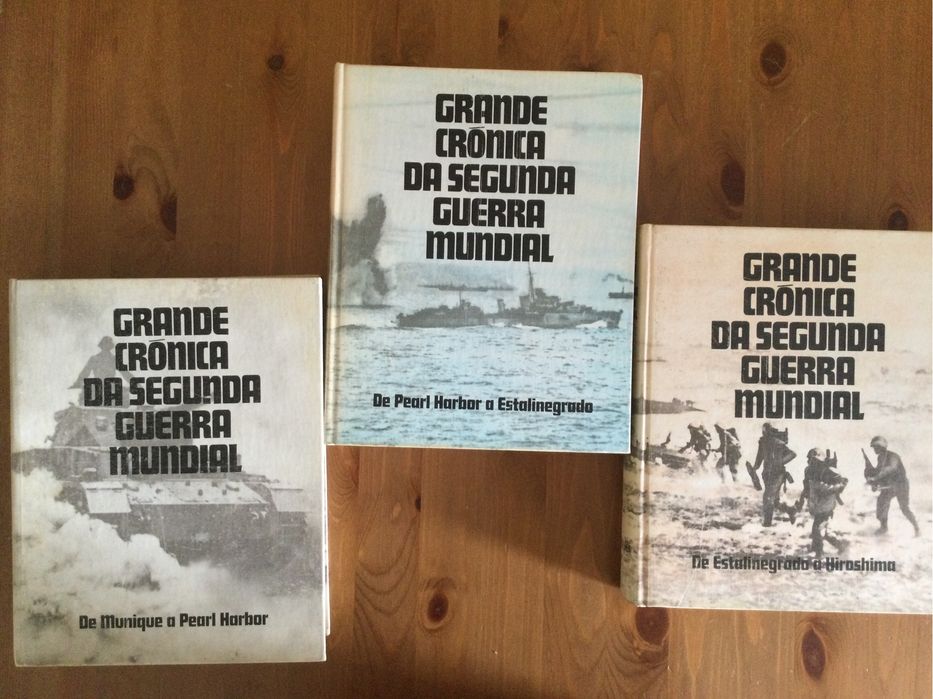 Grande Crónica da Segunda Guerra Mundial (3 volumes de 1975)