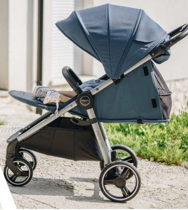 Прогулянкова коляска Espiro Wave TURQUOISE з аксесуарами,візочок до 4р