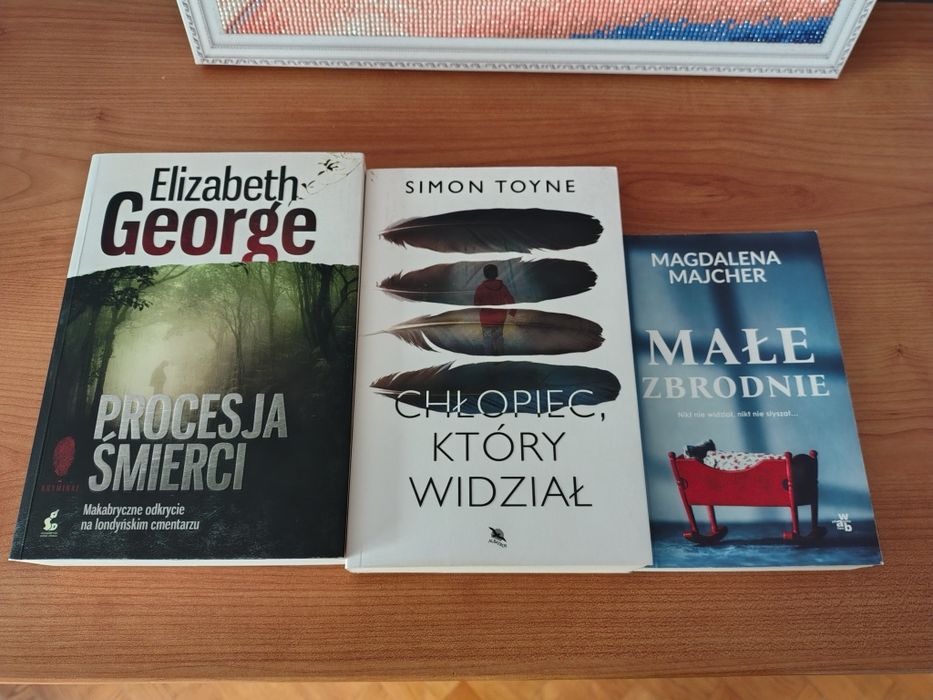 Zestaw 3 książek Kryminał