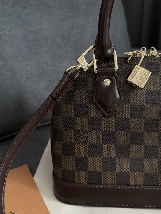 шкіряна сумка Louis Vuitton Alma Monogram Canvas, lv , луи витон