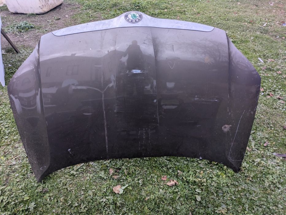 комплектний перед бампер фари капот телевізор skoda yeti