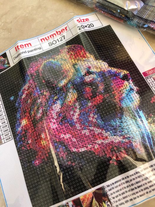 Leão kit diamond painting novo