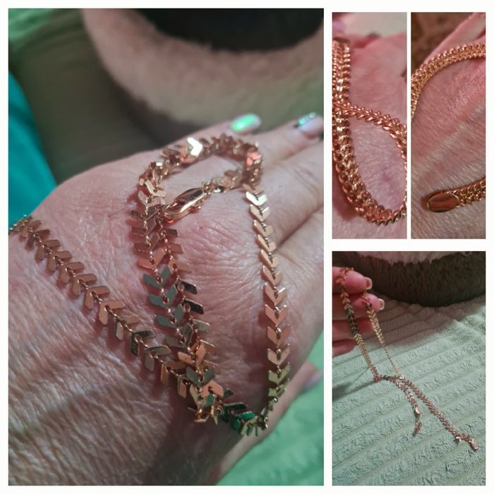 Медицинское золото Xuping- остатки Лот Цепь браслет кольца крестики