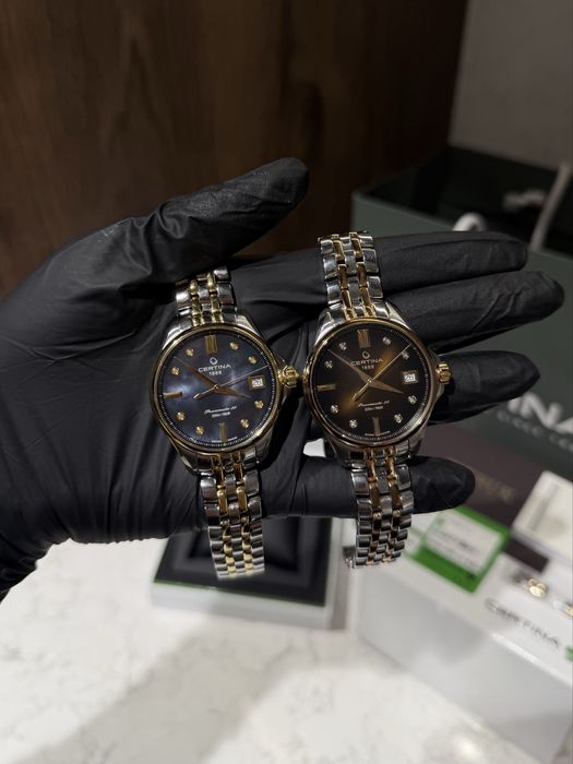 zegarek damski różowe złoto Certina DS Action Lady Powermatic 80