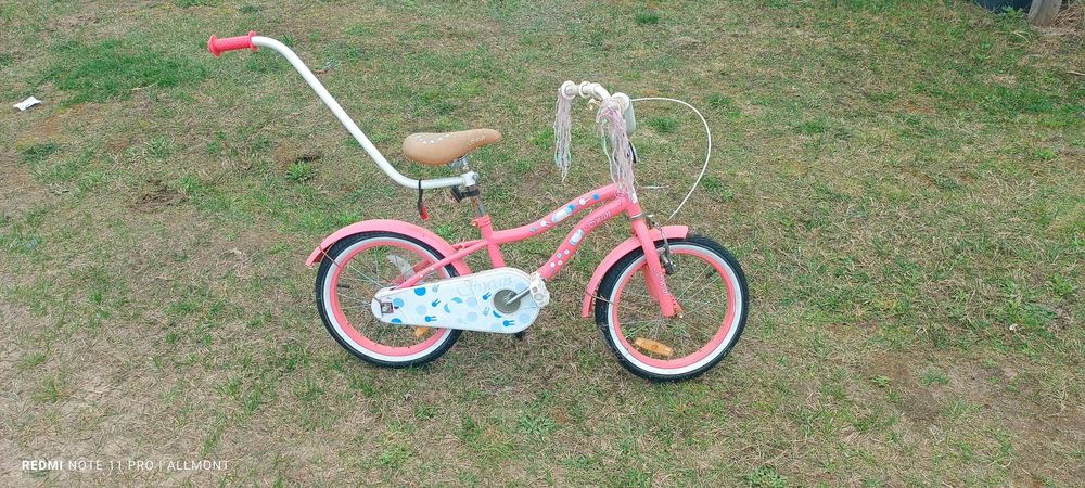 Rower dziewczęcy 16cali