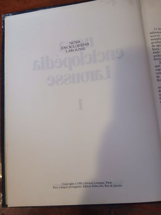 Nova Enciclopédia Larousse - 5 volumes, Editora Delta S.A. de 1983