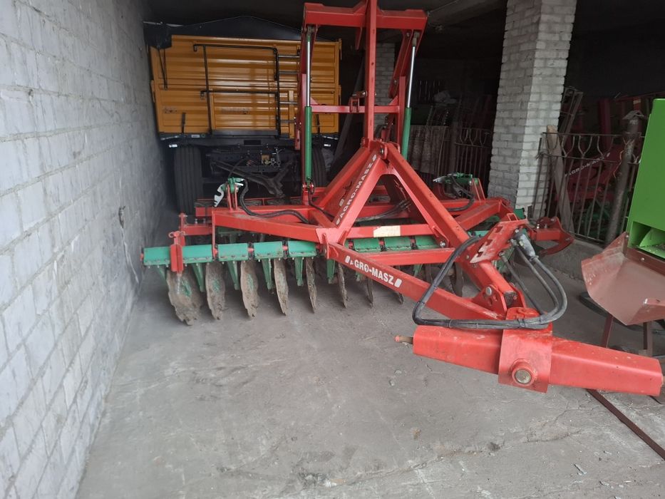 Brona talerzowa 3m polzawieszana agro masz