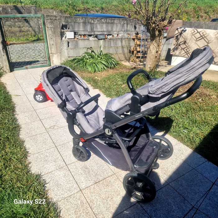 Carinho para gémeos Peg Perego City Grey