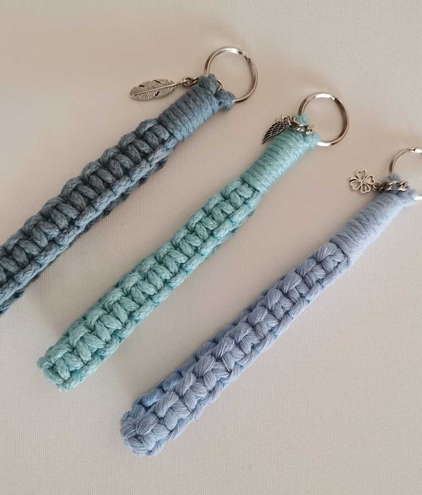 Porta Chaves em Macramé