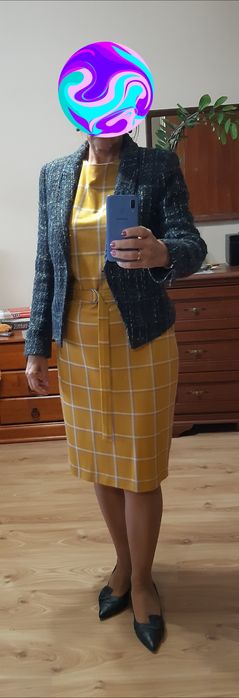 Żakiet Zara marynarka blezer 38 ciepły