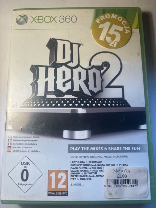 Gra DJ Hero 2 Xbox 360