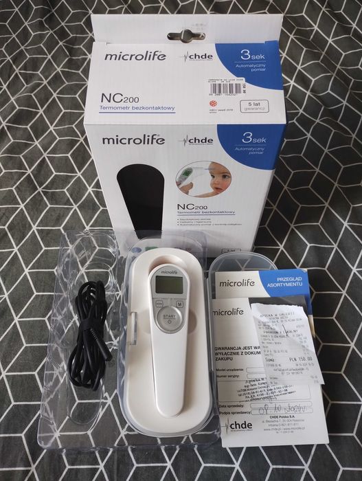 Termometr bezdotykowy microlife + etui