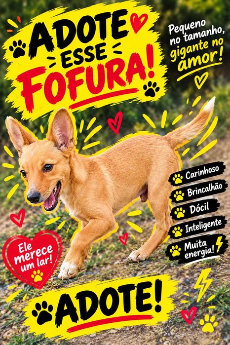 Doação de Cão porte pequeno