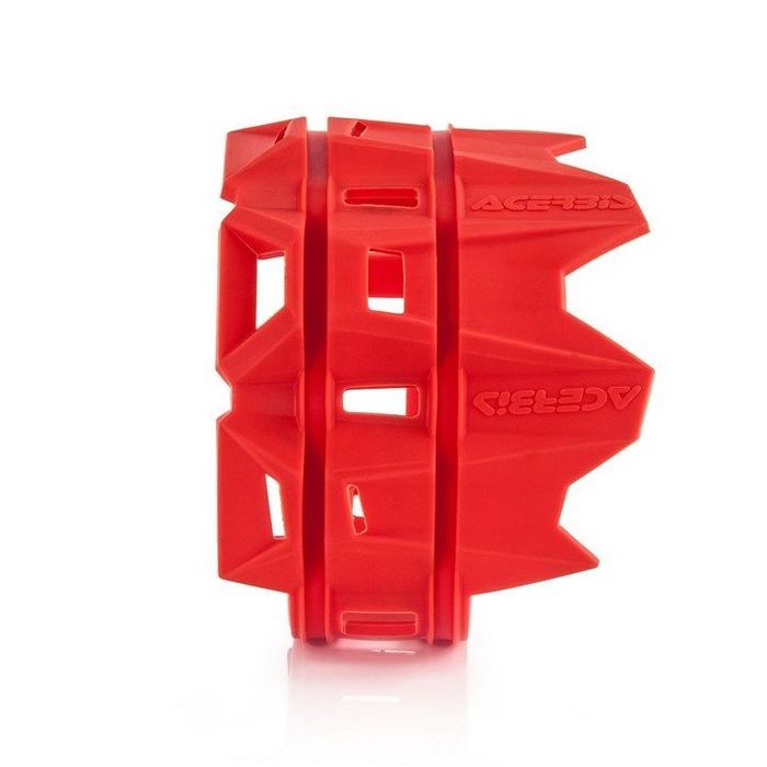 proteçao de ponteira de escape 4t acerbis vermelho