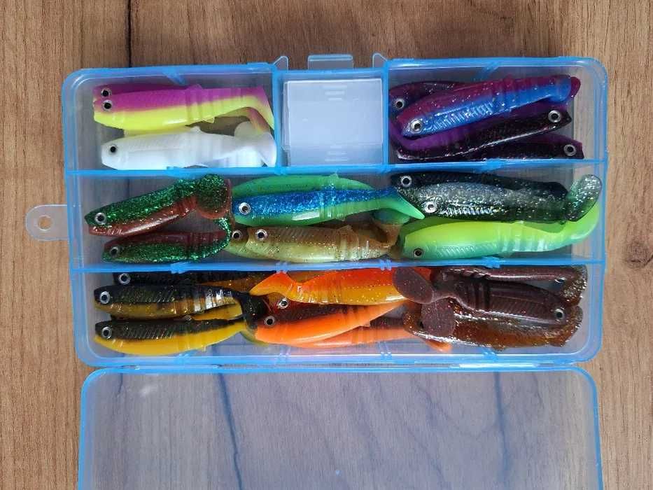 Cannibal 50 mm 5 cm 30 sztuk #twister #przynęty #szczupak #okoń