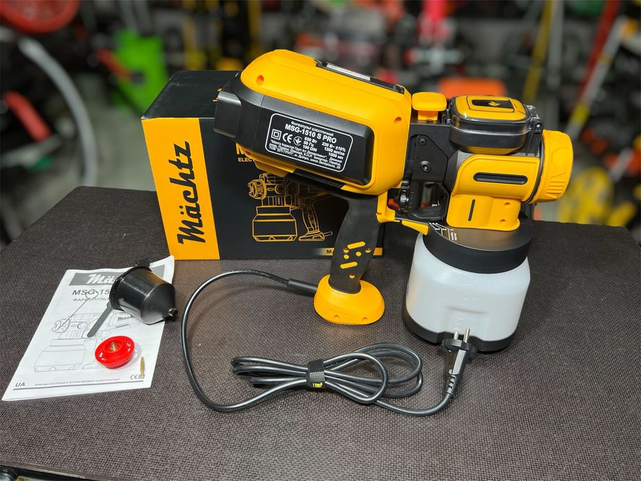 Краскопульт Фарбопульт Machtz MSG‑1510 S PRO Медные форсунки 650 Вт