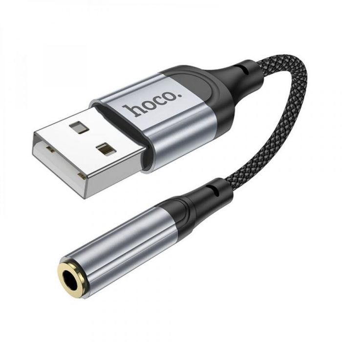 AUX Перехідник (USB to 3.5mm) Адаптер Hoco LS36