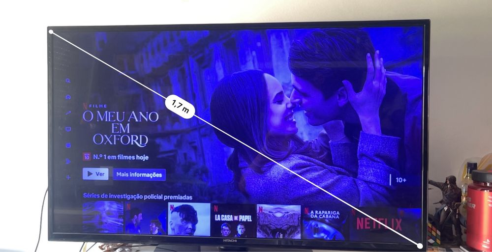 HITACHI SmartTV 50” (polegadas) (como nova e com pouco uso)