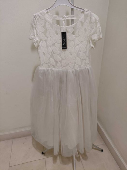 Vestido de menina comunhão/cerimónia - Novo